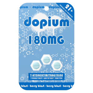 Dopium 7-Hydroxymitragynine Tablets - 3ct (60mg Each)