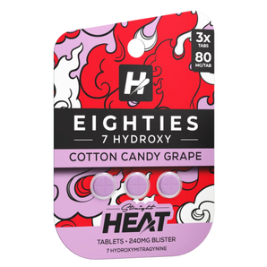 Straight Heat Eighties 7-Hydroxy Tablets - 3ct (80mg Each)