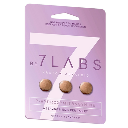 7 Labs Kratom 7-Hydroxymitragynine Tablets (15mg Each)