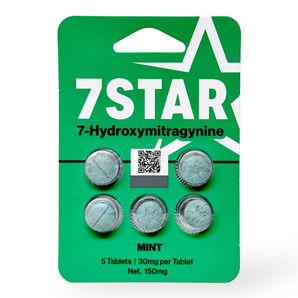7 Star 7-Hydroxymitragynine Extract Tablets - 5ct (30mg Each)