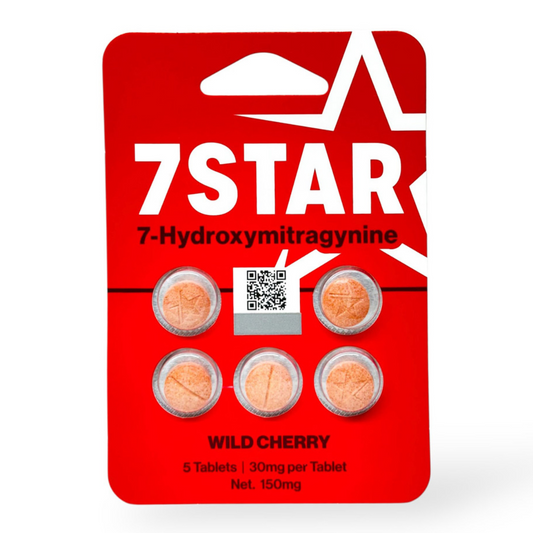 7 Star 7-Hydroxymitragynine Extract Tablets - 5ct (30mg Each)