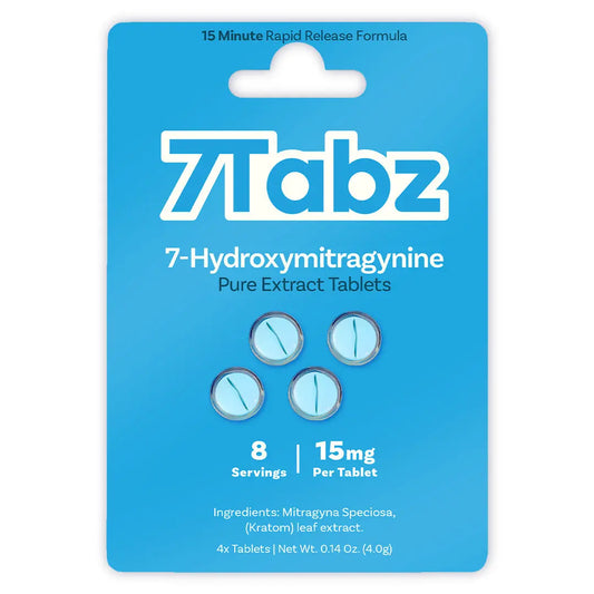 7Tabz 7-Hydroxymitragynine Kratom Tablets Unflavored