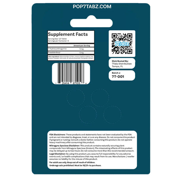 Buy7Tabz | Kratom Tablets & Shots | 7-OH & Pseudo – Buy 7 Tabz