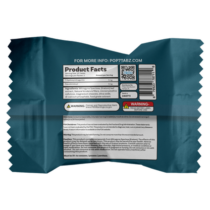 7Tabz 7-Hydroxymitragynine + Pseudo Tablets - 1ct (20mg)