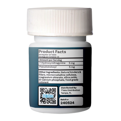 7Tabz 7-Hydroxy + Pseudo Tablets 200mg – 10ct (20mg Each)