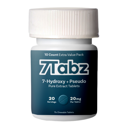 7Tabz 7-Hydroxy + Pseudo Tablets – 10ct (20mg Each)