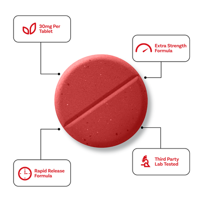 7Tabz Ultra Potent Extra Strength 7-OH Tablets 300mg - 10ct (30mg Each)