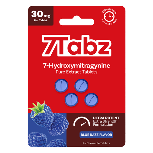 7Tabz Ultra Potent Extra Strength 7-OH Tablets - 4ct (30mg Each)