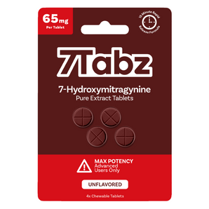 7Tabz Max Potency 7-Hydroxymitragynine Tablets - 4ct (65mg Each)