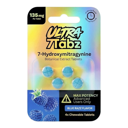 ULTRA 7Tabz 7-Hydroxy Kratom Tablets 540mg - 4ct (135mg Each)