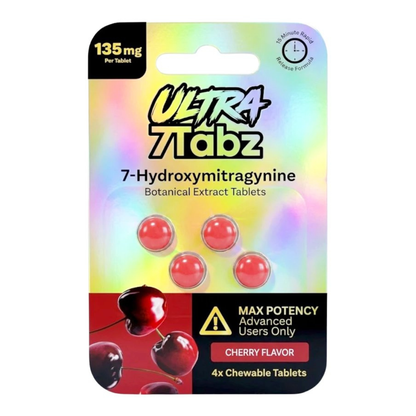 ULTRA 7Tabz 7-Hydroxy Kratom Tablets 540mg - 4ct (135mg Each)