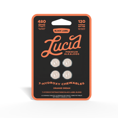 Lucid Black Label 7-OH Tablets 480mg - 4ct (120mg Each)
