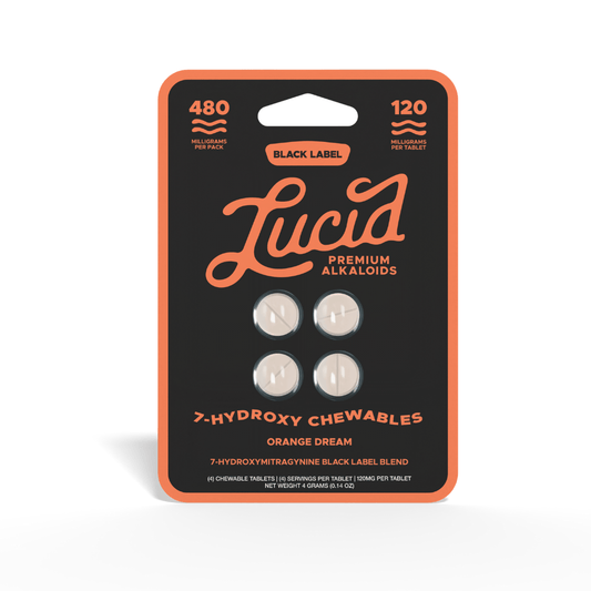 Lucid Black Label 7-OH Tablets 480mg - 4ct (120mg Each)