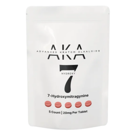 AKA 7-Hydroxymitragynine Kratom Tablets - 5ct (20mg Each)
