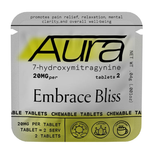 Aura 7-OH Chewable Kratom Tablets - 2ct (20mg Each)