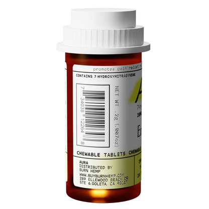 Aura 7-Hydroxymitragynine Chewable Tablets 200mg - 10ct (20mg Each)