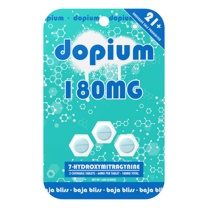 Dopium 7-Hydroxymitragynine Tablets - 3ct (60mg Each)