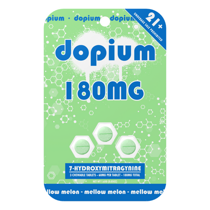 Dopium 7-Hydroxymitragynine Tablets - 3ct (60mg Each)