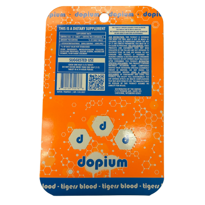 Dopium 7-Hydroxymitragynine Tablets - 3ct (60mg Each)