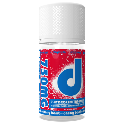 Dopium 7-Hydroxy Kratom Tablets 750mg - 15ct (50mg Each)