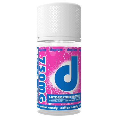 Dopium 7-Hydroxy Kratom Tablets 750mg - 15ct (50mg Each)