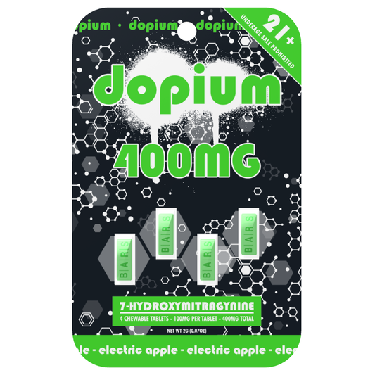 Dopium 7-Hydroxymitragynine Bars - 4ct (100mg Each)