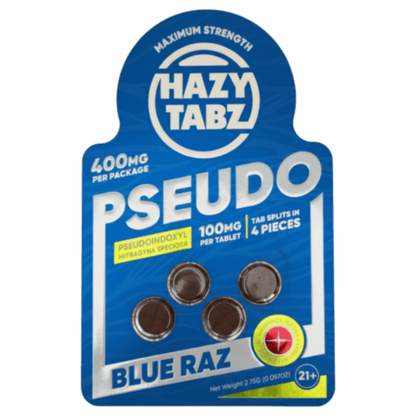 Hazy Tabz Maximum Strength Pseudo Tablets 400mg - 4ct (100mg Each)