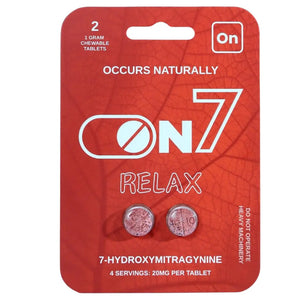 On7 7-OH Kratom Extract Tablets - 2ct (10mg Each)