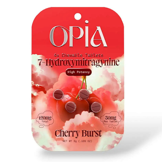 OPiA High Potency 7-Hydroxy Tablets 120mg - 4ct (30mg Each)