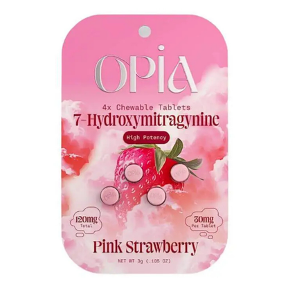 OPiA High Potency 7-Hydroxy Tablets 120mg - 4ct (30mg Each)