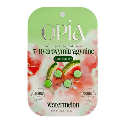 OPiA High Potency 7-Hydroxy Tablets 120mg - 4ct (30mg Each)