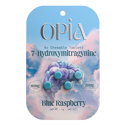 OPiA 7-Hydroxy Chewable Kratom Tablets - 4ct (20mg Each)