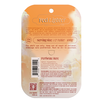 OPiA 7-Hydroxy Chewable Kratom Tablets - 4ct (20mg Each)