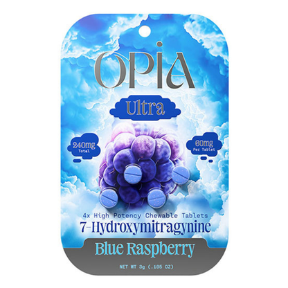 OPiA Ultra 7-Hydroxymitragynine Tablets 240mg - 4ct (60mg Each)