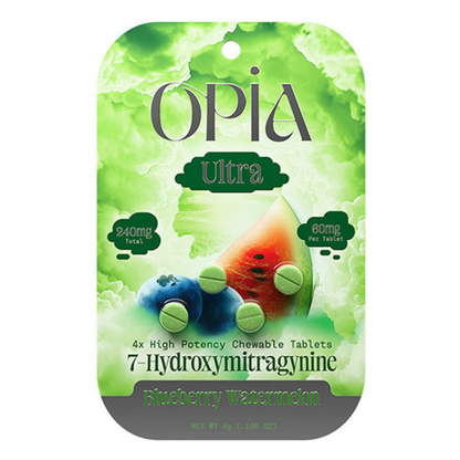 OPiA Ultra 7-Hydroxymitragynine Tablets 240mg - 4ct (60mg Each)
