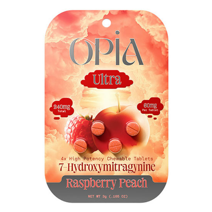 OPiA Ultra 7-Hydroxymitragynine Tablets 240mg - 4ct (60mg Each)