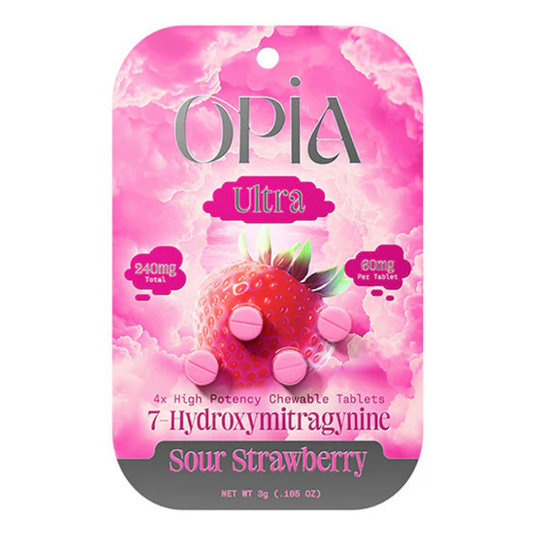 OPiA Ultra 7-Hydroxymitragynine Tablets 240mg - 4ct (60mg Each)