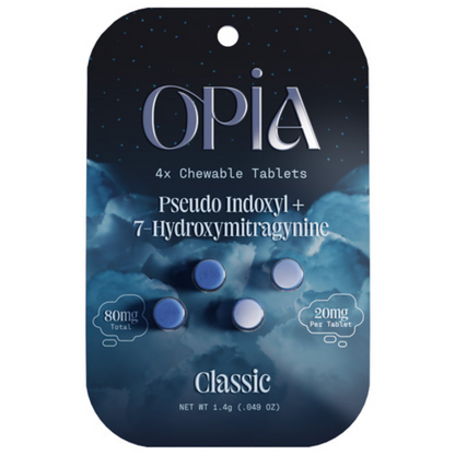 Opia Pseudoindoxyl + 7-Hydroxymitragynine Tablets - 4ct (20mg Each)