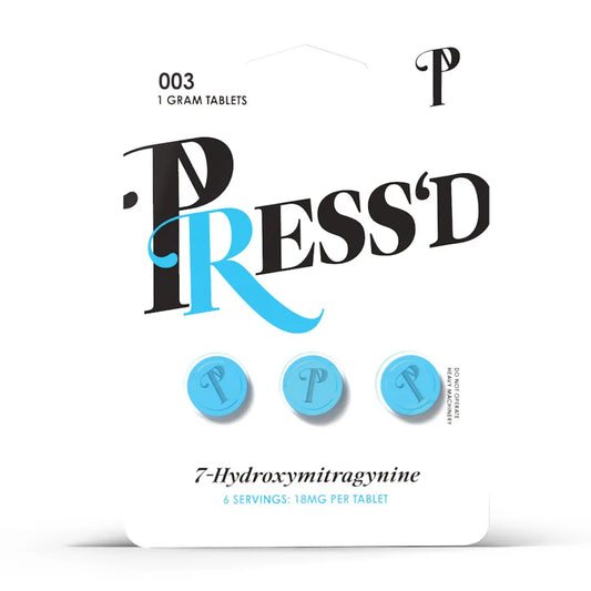 Press'd 7-Hydroxymitragynine 7OH Kratom Tablets