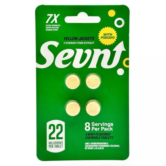 Sevn 7-Hydroxy + Pseudo Chewable Tablets - 4ct (22mg Each)