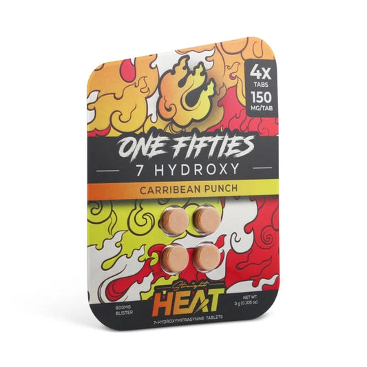 Straight Heat One Fifties 7-Hydroxy Tablets 600mg - 4ct (150mg Each)