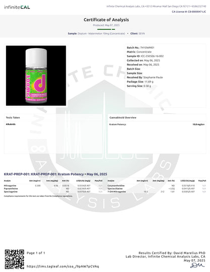 Dopium 7-Hydroxy Kratom Tablets - 30ct (10mg Each)